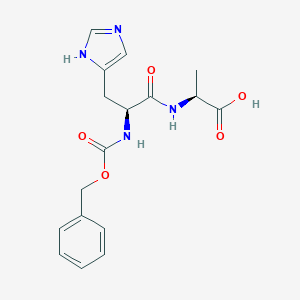molecular formula C17H20N4O5 B079664 Z-His-Ala-OH CAS No. 13056-38-7