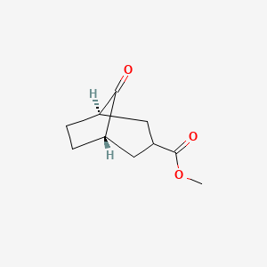 molecular formula C10H14O3 B7966457 Methyl endo-8-oxobicyclo[3.2.1]octane-3-carboxylate 