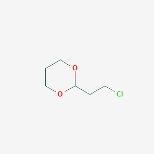 molecular formula C6H11ClO2 B079668 2-(2-Chloroethyl)-1,3-dioxane CAS No. 13297-07-9