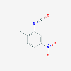 molecular formula C8H6N2O3 B079671 2-Methyl-5-nitrophenyl isocyanate CAS No. 13471-68-6