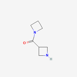 molecular formula C7H12N2O B7967404 Azetidin-1-yl(azetidin-3-yl)methanone 