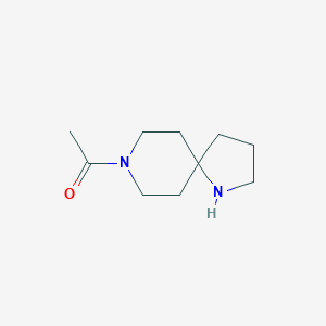 molecular formula C10H18N2O B7967534 1-(1,8-Diazaspiro[4.5]decan-8-yl)ethanone 
