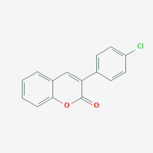 molecular formula C15H9ClO2 B079677 3-(4-Chlorophenyl)-2H-1-benzopyran-2-one CAS No. 10465-91-5
