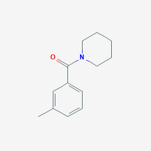 molecular formula C13H17NO B079678 1-(3-Methylbenzoyl)piperidine CAS No. 13290-48-7