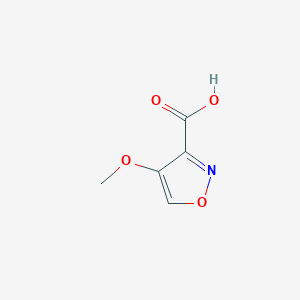 molecular formula C5H5NO4 B7967812 4-Methoxyisoxazole-3-carboxylic acid 