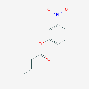 molecular formula C10H11NO4 B079679 (3-Nitrophenyl) butanoate CAS No. 14617-97-1