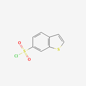 molecular formula C8H5ClO2S2 B7968308 benzothiophene-6-sulfonyl chloride 