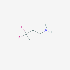 molecular formula C4H9F2N B7968411 3,3-difluorobutan-1-amine 