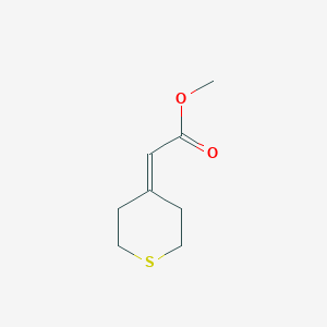 molecular formula C8H12O2S B7968827 methyl 2-(thian-4-ylidene)acetate CAS No. 62702-81-2