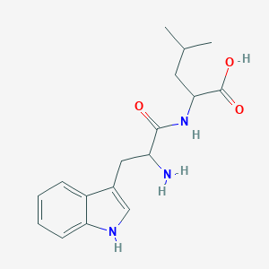molecular formula C17H23N3O3 B079691 H-Trp-Leu-OH CAS No. 13123-35-8