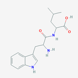 molecular formula C17H23N3O3 B079691 Trp-Leu CAS No. 13123-35-8