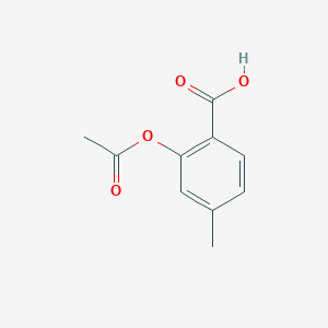 molecular formula C10H10O4 B079693 2-(Acetyloxy)-4-methylbenzoic acid CAS No. 14504-07-5