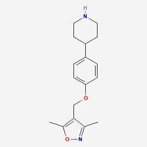 4-{4-[(Dimethyl-1,2-oxazol-4-yl)methoxy]phenyl}piperidine