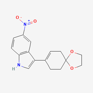 5-Nitro-3-(1,4-dioxaspiro[4.5]dec-7-en-8-yl)-1H-indole