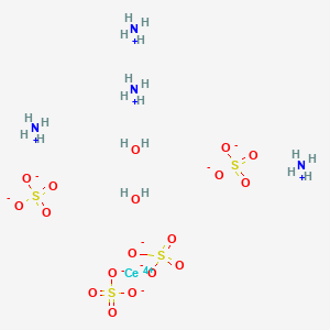 molecular formula CeH20N4O18S4 B7969853 Cerium(IV) ammonium sulfate 