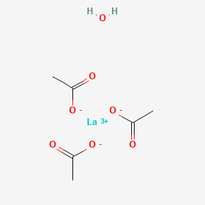 molecular formula C6H11LaO7 B7969953 lanthanum(3+);triacetate;hydrate 