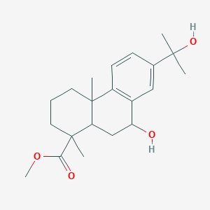 molecular formula C21H30O4 B7970189 Methyl 7,15-dihydroxydehydroabietate 