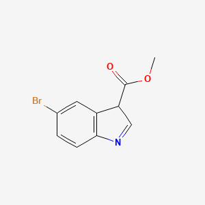 molecular formula C10H8BrNO2 B7970412 methyl 5-bromo-3H-indole-3-carboxylate 