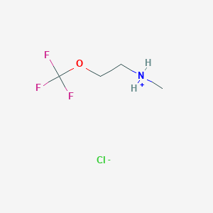 molecular formula C4H9ClF3NO B7970419 N-Methyl-2-(trifluoromethoxy)ethanamine hydrochloride 