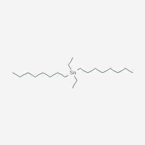 molecular formula C20H44Sn B079707 Stannane, diethyl-, di(n-octyl)- CAS No. 14775-13-4