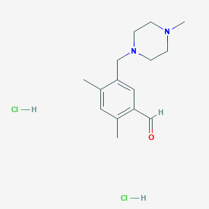 2,4-Dimethyl-5-[(4-methyl-1-piperazinyl)methyl]benzaldehyde dihydrochloride
