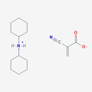 2-Cyanoprop-2-enoate;dicyclohexylazanium