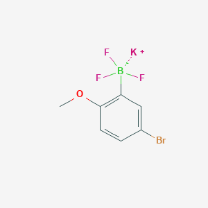 molecular formula C7H6BBrF3KO B7971181 Potassium (5-bromo-2-methoxyphenyl)trifluoroboranuide 