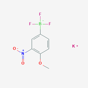 Potassium trifluoro(4-methoxy-3-nitrophenyl)boranuide