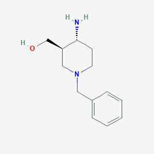 [(3R,4R)-4-amino-1-benzylpiperidin-3-yl]methanol