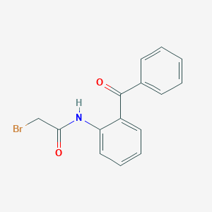 molecular formula C15H12BrNO2 B079712 N-(2-Benzoylphenyl)-2-bromoacetamide CAS No. 14439-71-5