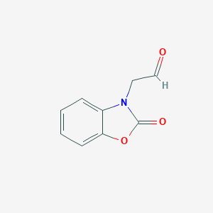 molecular formula C9H7NO3 B079714 (2-Oxo-1,3-benzoxazol-3(2H)-yl)acetaldehyde CAS No. 13610-81-6
