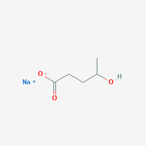 molecular formula C5H9NaO3 B7971678 sodium;4-hydroxypentanoate 