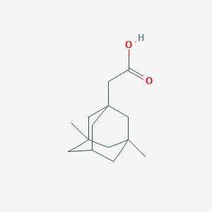 molecular formula C14H22O2 B079721 2-(3,5-二甲基金刚烷-1-基)乙酸 CAS No. 14202-14-3