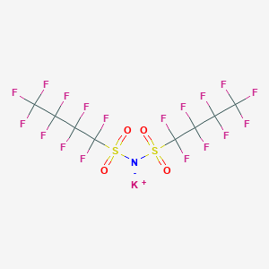 molecular formula C8F18KNO4S2 B7972341 potassium;bis(1,1,2,2,3,3,4,4,4-nonafluorobutylsulfonyl)azanide 