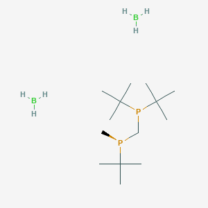 molecular formula C14H38B2P2 B7972374 Borane;ditert-butyl-[[tert-butyl(methyl)phosphanyl]methyl]phosphane 
