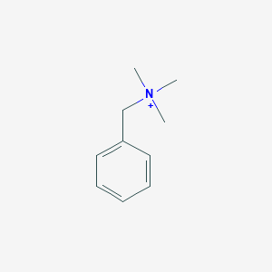 molecular formula C10H16N+ B079724 Benzyltrimethylammonium CAS No. 14800-24-9