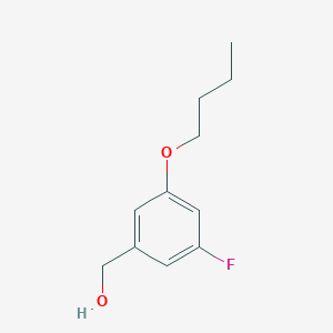 molecular formula C11H15FO2 B7972865 (3-Butoxy-5-fluorophenyl)methanol 