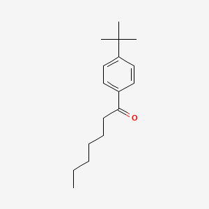 molecular formula C17H26O B7973201 1-(4-tert-Butylphenyl)heptan-1-one 