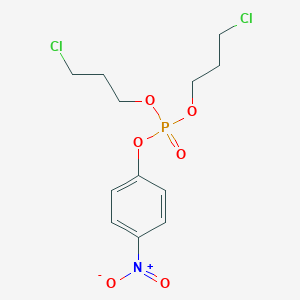 molecular formula C12H16Cl2NO6P B079735 bis(3-chloropropyl) (4-nitrophenyl) phosphate CAS No. 14663-71-9