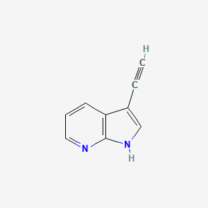 molecular formula C9H6N2 B7974129 3-ethynyl-1H-pyrrolo[2,3-b]pyridine 