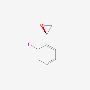 molecular formula C8H7FO B7974520 (2S)-2-(2-Fluorophenyl)oxirane 