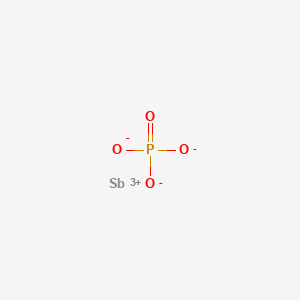 molecular formula O4PSb B079746 磷酸锑(3+) CAS No. 12036-46-3