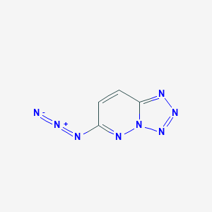 molecular formula C4H2N8 B079752 6-Azidotetrazolo[1,5-b]pyridazine CAS No. 14393-79-4