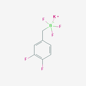 molecular formula C7H5BF5K B7975299 Potassium (3,4-difluorobenzyl)trifluoroborate 