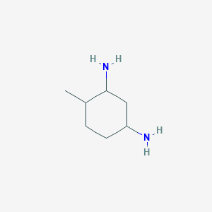 molecular formula C7H16N2 B079753 4-甲基环己烷-1,3-二胺 CAS No. 13897-55-7