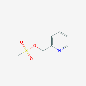 molecular formula C7H9NO3S B7975777 Methanesulfonic acid pyridin-2-ylmethyl ester 