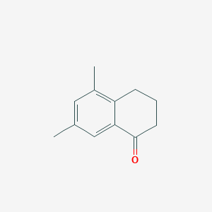 molecular formula C12H14O B079758 5,7-Dimethyl-1-tetralone CAS No. 13621-25-5