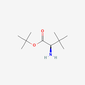 molecular formula C10H21NO2 B7976218 tert-butyl (2R)-2-amino-3,3-dimethylbutanoate 