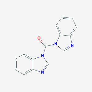 molecular formula C15H10N4O B079765 1H-Benzimidazole, 1,1'-carbonylbis- CAS No. 14667-54-0