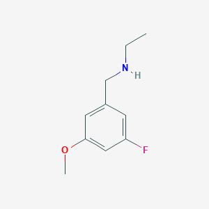 molecular formula C10H14FNO B7976622 Ethyl-(3-fluoro-5-methoxybenzyl)-amine 